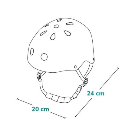 Lionelo - Παιδικό κράνος HELMET Beige Sand