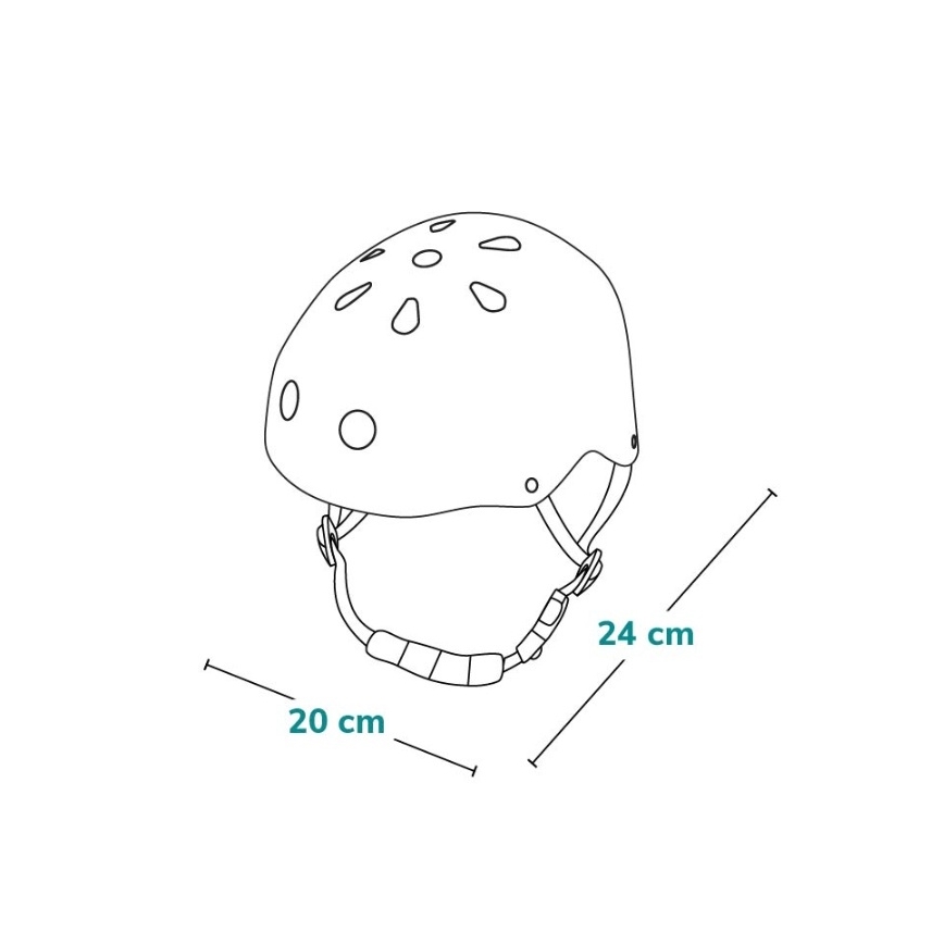 Lionelo - Παιδικό κράνος HELMET Blue Sky