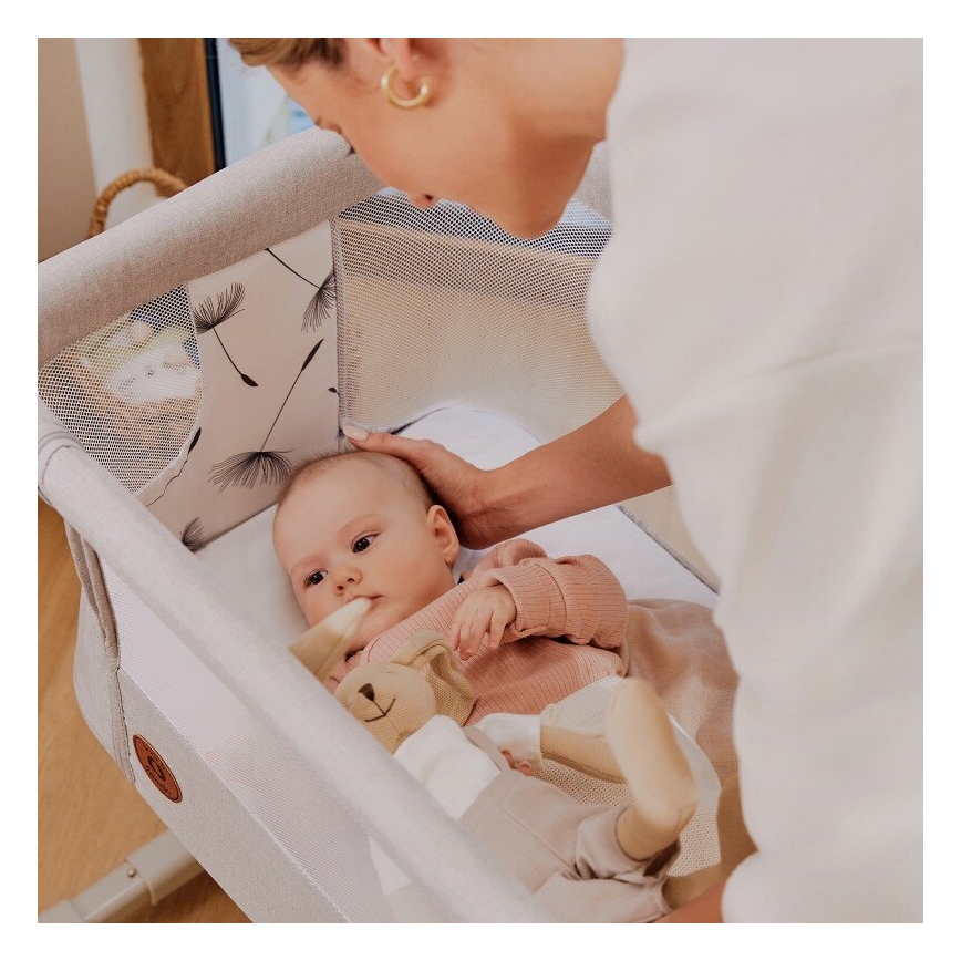 Lionelo - Παιδικό κρεβατάκι 3 σε 1 AURORA γκρι