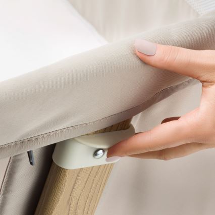 Lionelo - Παιδικό κρεβατάκι 5-σε-1 THOMI PLUS Μπεζ Άμμος