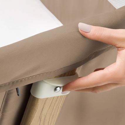 Lionelo - Παιδικό κρεβατάκι 5 σε 1 THOMI PLUS Μπεζ Καραμέλα