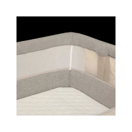 Lionelo - Παιδικό κρεβάτι 3 σε 1 LEONIE γκρι/μαύρο