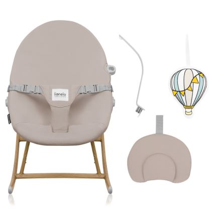 Lionelo - Παιδικό κουνιστό κάθισμα DALIA ROCKER Μπεζ Άμμος