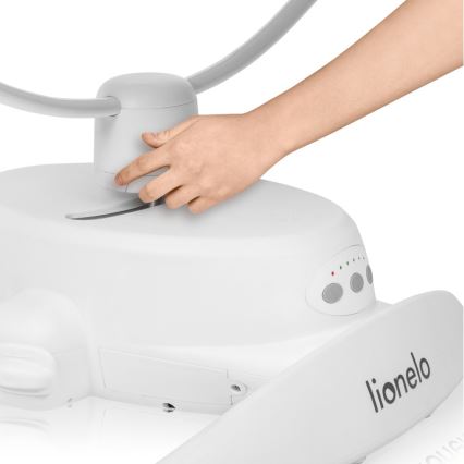 Lionelo - Παιδικό κουνιστό κάθισμα με μελωδία IRIS 4xAA Μπεζ Άμμος