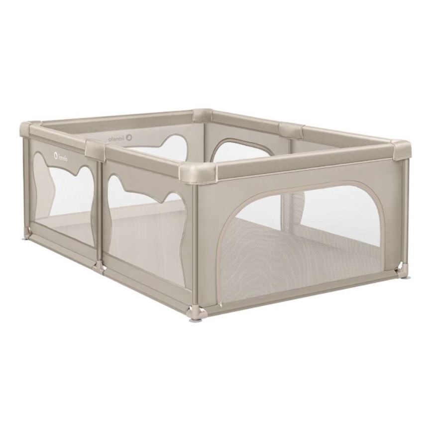 Lionelo - Παιδικό Πάρκο WILLOW σε μπεζ χρώμα