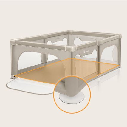 Lionelo - Παιδικό Πάρκο WILLOW σε μπεζ χρώμα