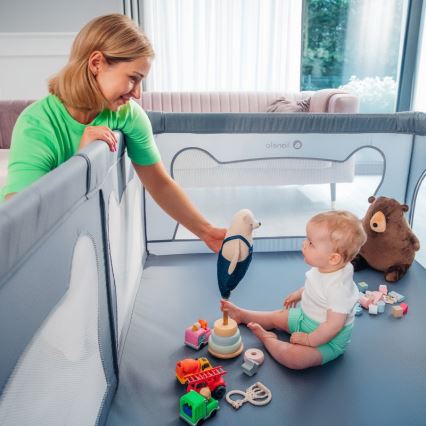 Lionelo - Παιδικό Πάρκο WILLOW γκρι