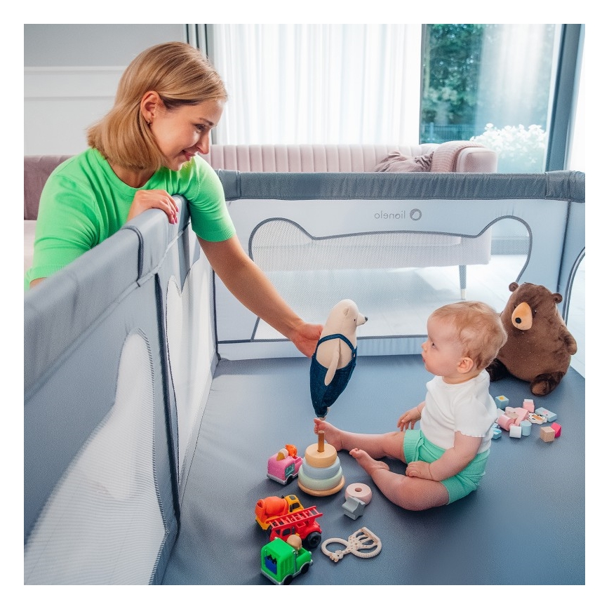 Lionelo - Παιδικό Πάρκο WILLOW γκρι