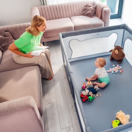 Lionelo - Παιδικό Πάρκο WILLOW γκρι