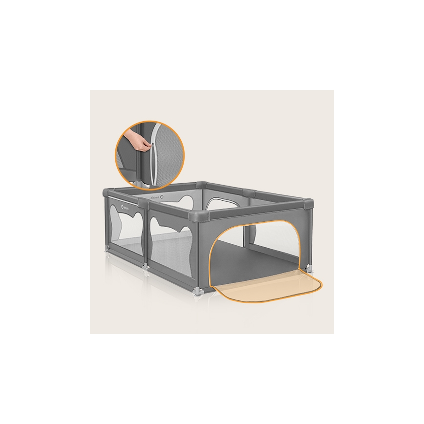 Lionelo - Παιδικό Πάρκο WILLOW γκρι