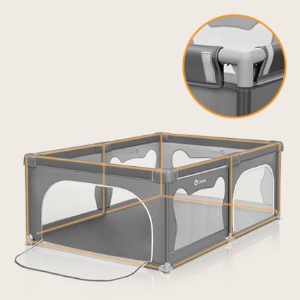 Lionelo - Παιδικό Πάρκο WILLOW γκρι