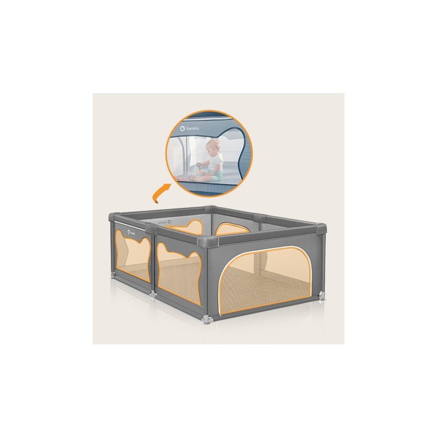 Lionelo - Παιδικό Πάρκο WILLOW γκρι