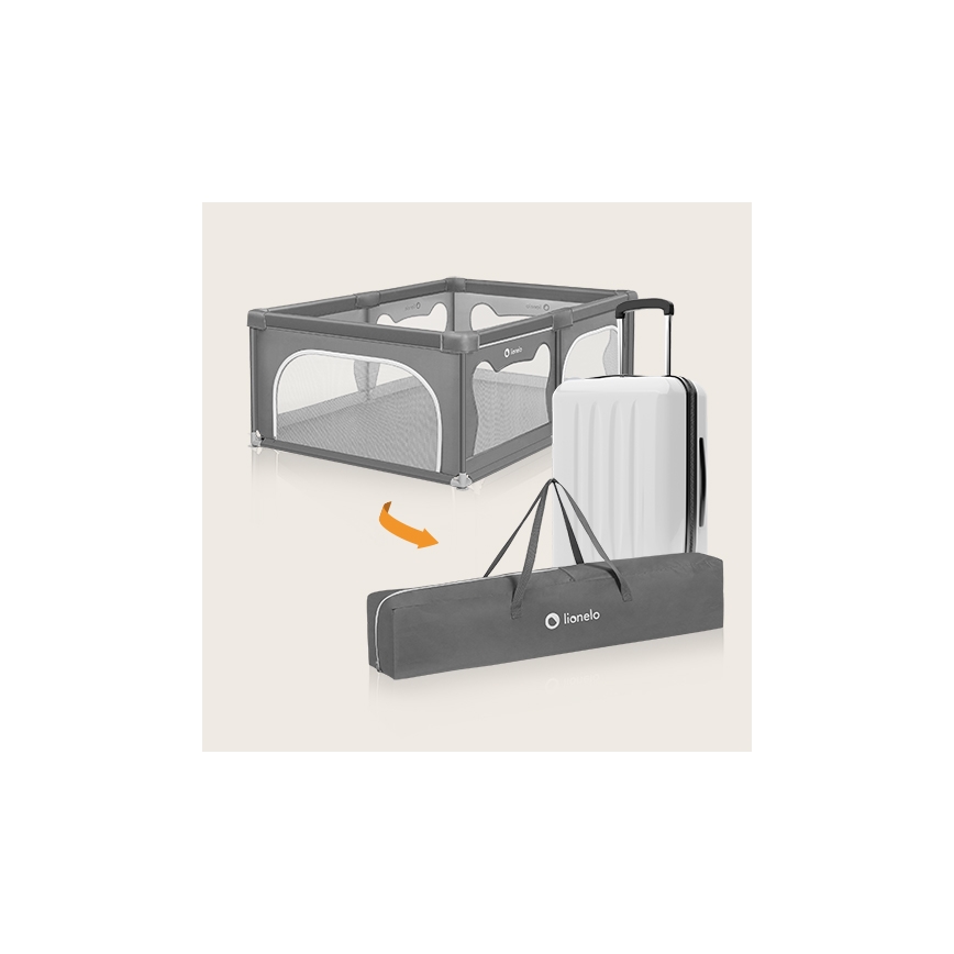 Lionelo - Παιδικό Πάρκο WILLOW γκρι