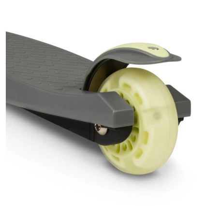 Lionelo - Παιδικό πατίνι JESSY 3xAA γκρι/πράσινο