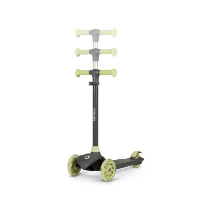Lionelo - Παιδικό πατίνι JESSY γκρι/πράσινο