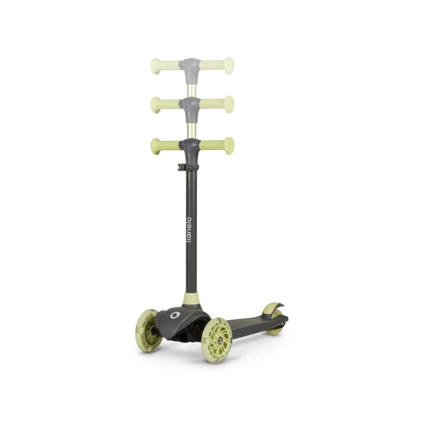 Lionelo - Παιδικό πατίνι JESSY γκρι/πράσινο