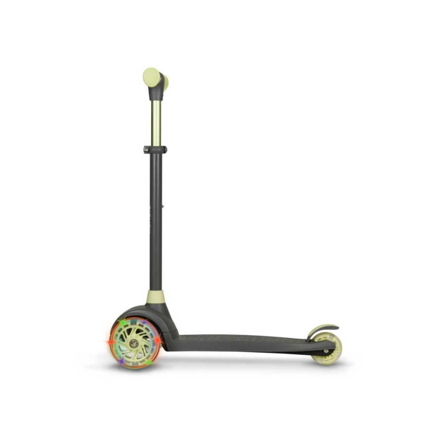 Lionelo - Παιδικό πατίνι JESSY γκρι/πράσινο