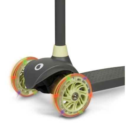 Lionelo - Παιδικό πατίνι JESSY γκρι/πράσινο