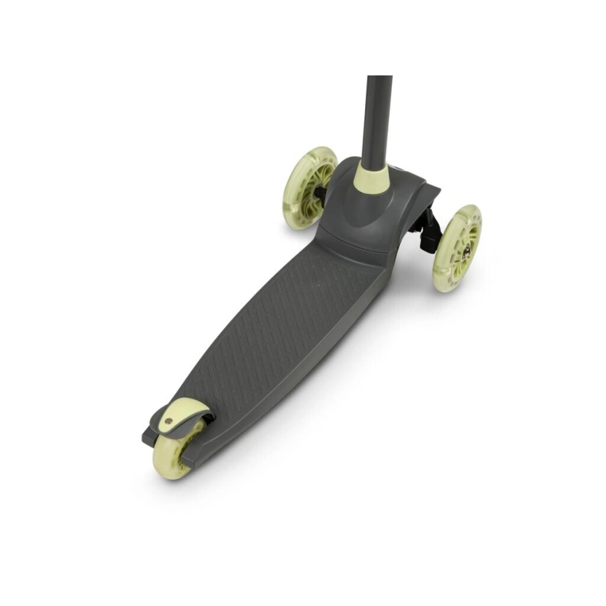 Lionelo - Παιδικό πατίνι JESSY γκρι/πράσινο