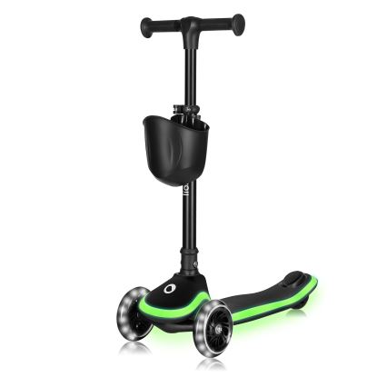 Lionelo - Παιδικό πατίνι MEY 3xAAA Μαύρο Όνυξ