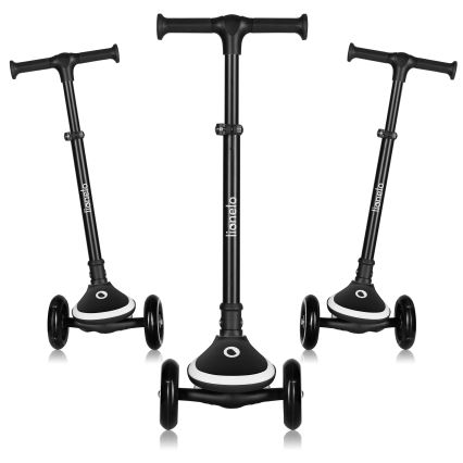 Lionelo - Παιδικό πατίνι MEY 3xAAA Μαύρο Όνυξ