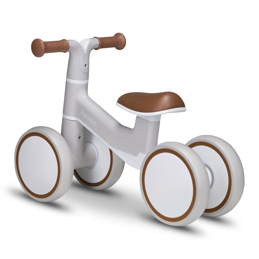 Lionelo - Παιδικό ποδήλατο ισορροπίας VILLY, σε μπεζ απόχρωση latte