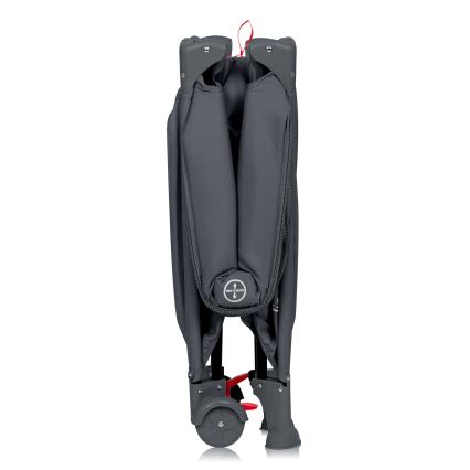 Lionelo - Παιδικό ταξιδιωτικό κρεβατάκι LAURA Γκρι Μπετόν