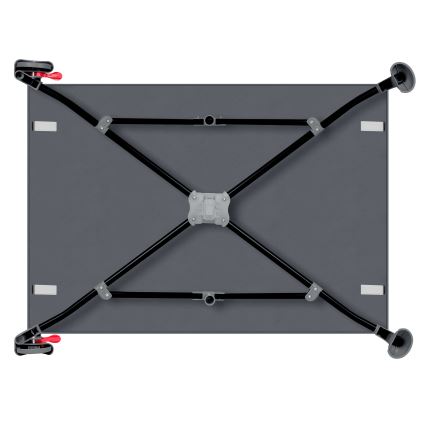 Lionelo - Παιδικό ταξιδιωτικό κρεβατάκι LAURA Γκρι Μπετόν