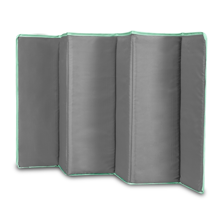 Lionelo - Παιδικό ταξιδιωτικό παρκοκρέβατο FLOWER Τιρκουάζ