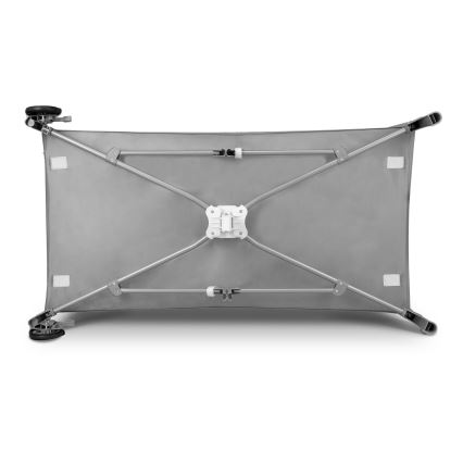 Lionelo - Παιδικό ταξιδιωτικό παρκοκρέβατο FLOWER Τιρκουάζ