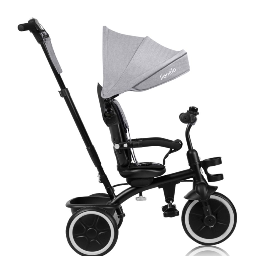 Lionelo - Παιδικό τρίκυκλο BERRY Grey Stone