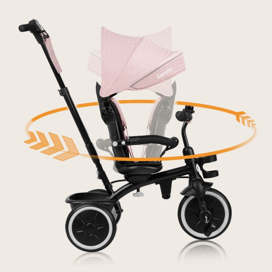 Lionelo - Παιδικό τρίκυκλο BERRY Pink Rose