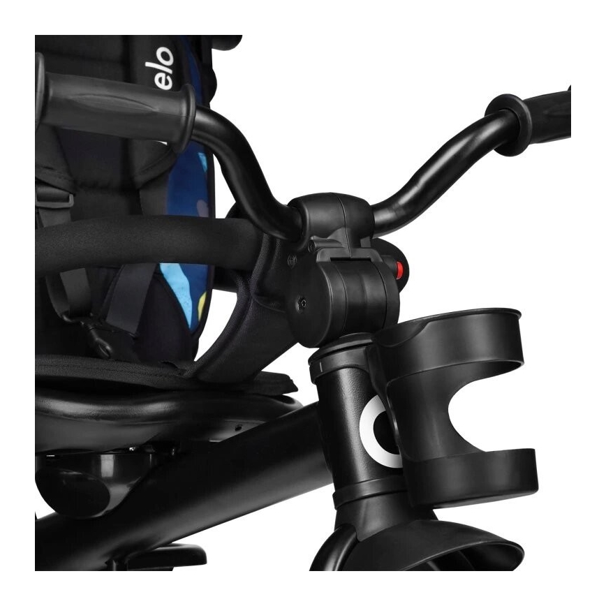 Lionelo - Παιδικό τρίκυκλο HAARI μαύρο/πολύχρωμο