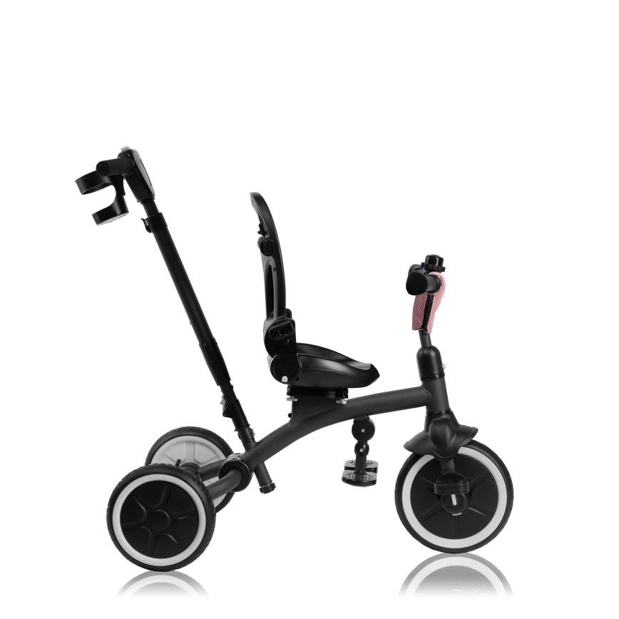 Lionelo - Παιδικό τρίκυκλο TRIS PLUS Ροζ τριαντάφυλλο