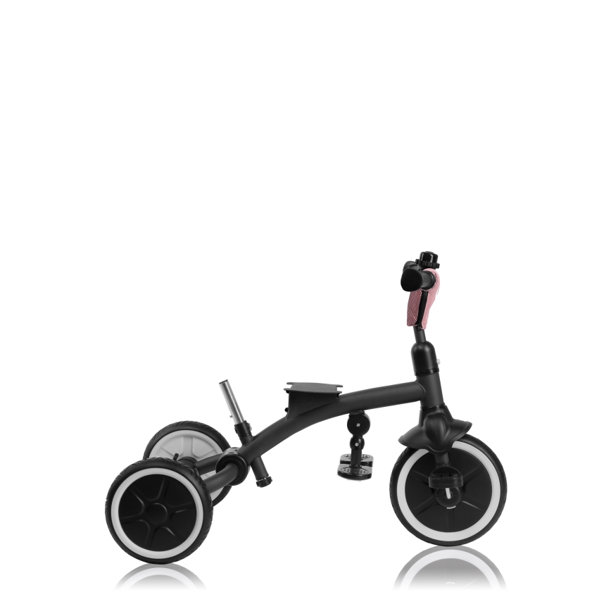 Lionelo - Παιδικό τρίκυκλο TRIS PLUS Ροζ τριαντάφυλλο