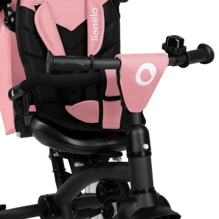 Lionelo - Παιδικό τρίκυκλο TRIS PLUS Ροζ τριαντάφυλλο