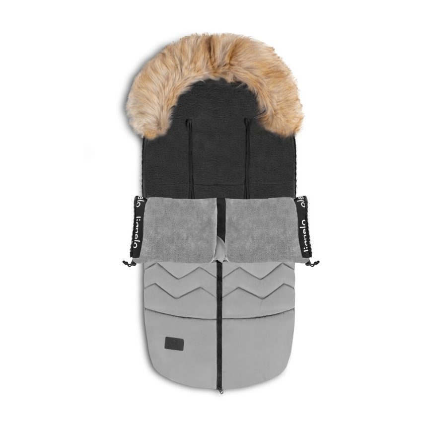 Lionelo - Παιδικός ποδόσακος FRODE Grey Dove