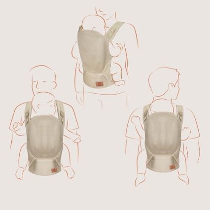 Lionelo - Παιδικός μαρσιπός MARGAREET Air Beige