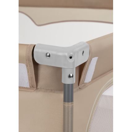 Lionelo - Παρκοκρέβατο FLORENCE σε χρώμα μπεζ άμμου