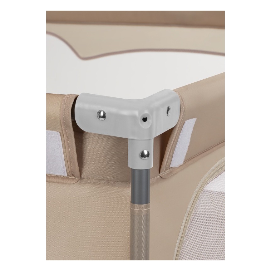 Lionelo - Παρκοκρέβατο FLORENCE σε χρώμα μπεζ άμμου