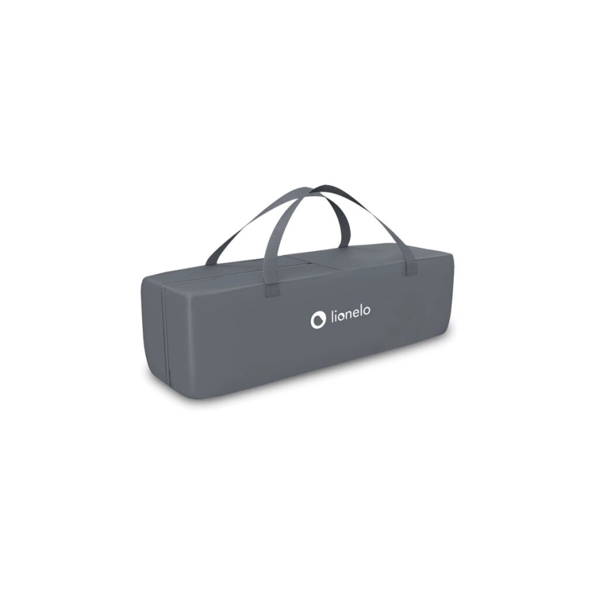 Lionelo - Παρκοκρέβατο STEFI γκρι/κίτρινο