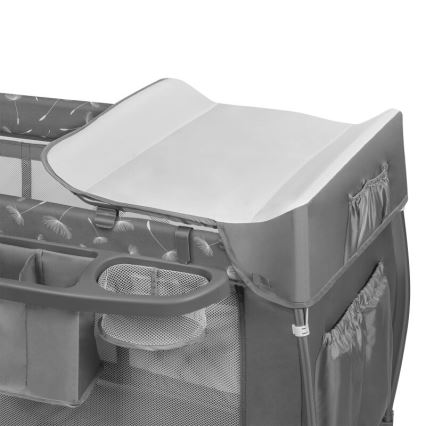 Lionelo - Παρκοκρέβατο SVEN PLUS γκρι