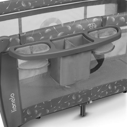 Lionelo - Παρκοκρέβατο SVEN PLUS γκρι