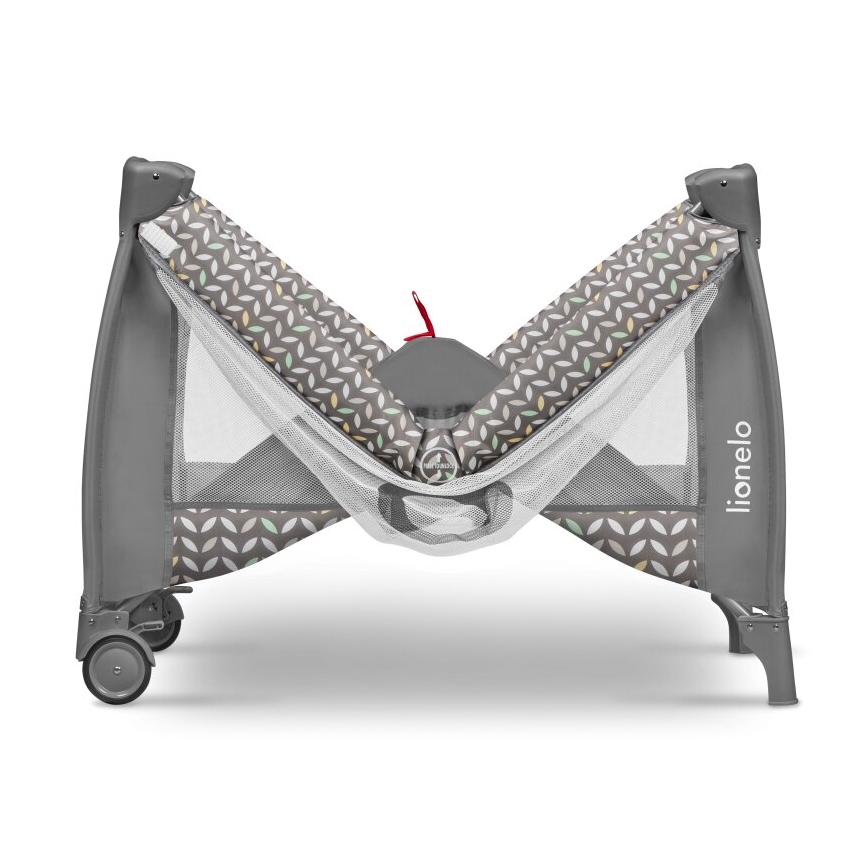Lionelo - Παρκοκρέβατο SVEN PLUS γκρι