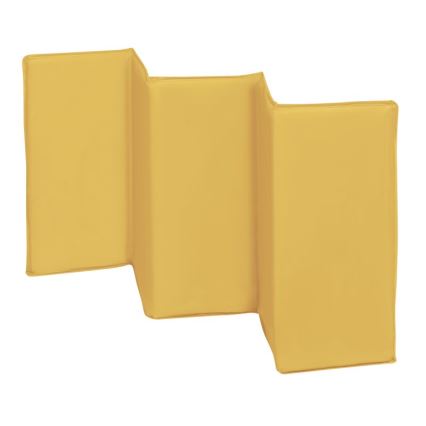 Lionelo - Παρκοκρέβατο SVEN PLUS γκρι/κίτρινο