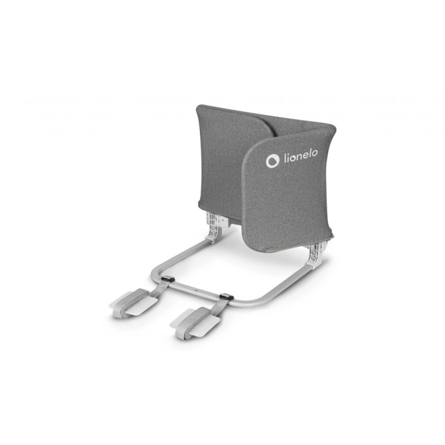 Lionelo - Προστατευτική μπάρα κρεβατιού LORA σε σκούρο γκρι