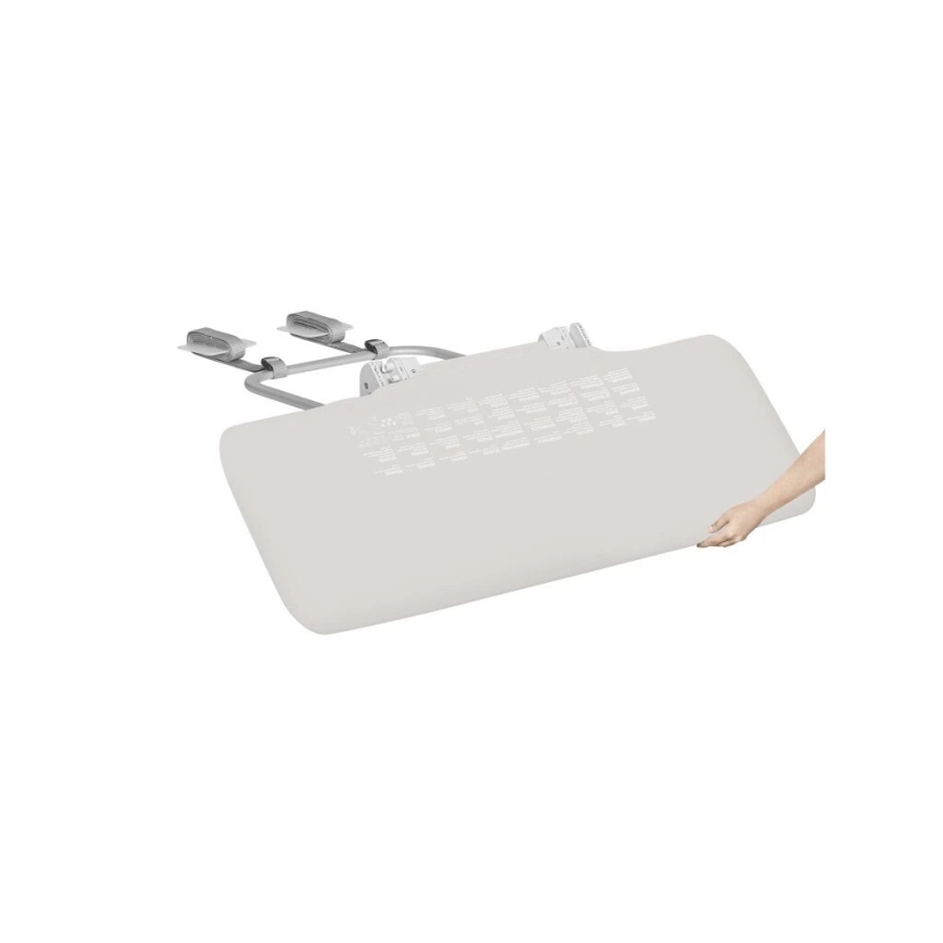 Lionelo - Προστατευτική μπάρα κρεβατιού LORA γκρι