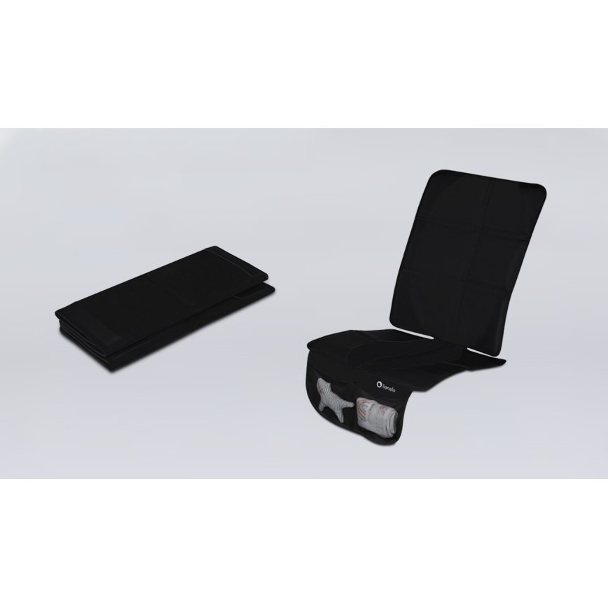 Lionelo - Προστατευτικό υποστρώμα για παιδικό κάθισμα SIKKER Black Carbon