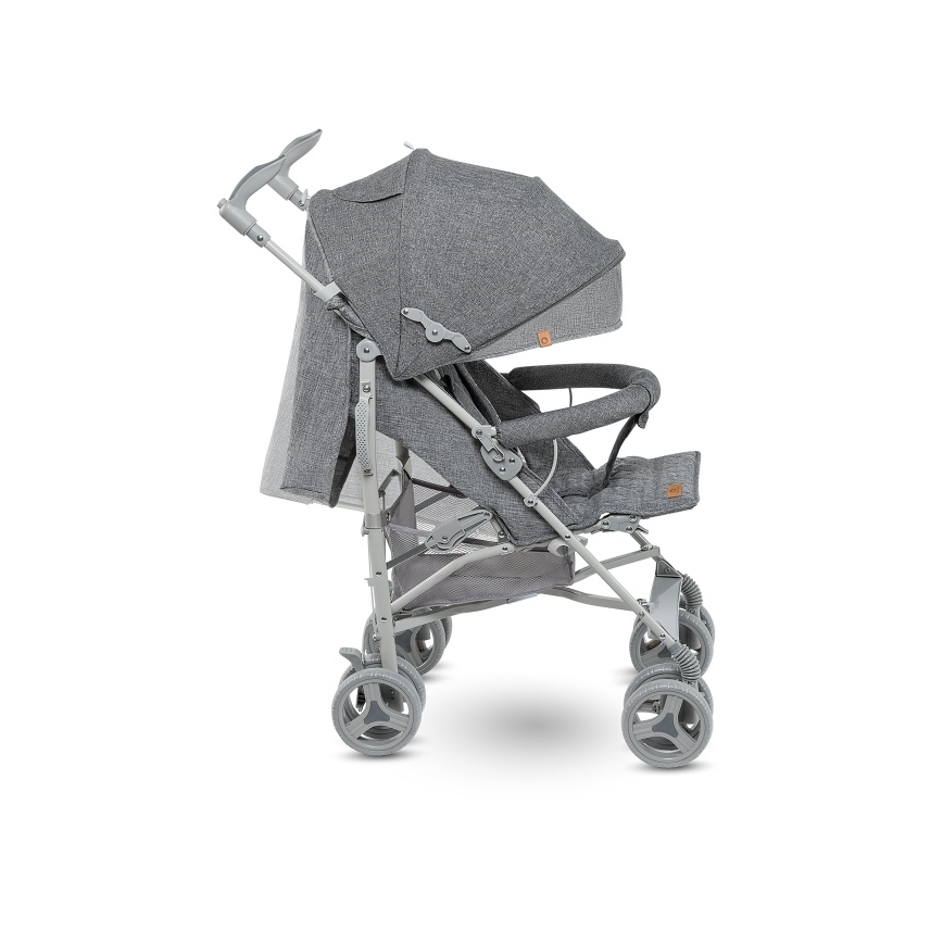 Lionelo - Πτυσσόμενο καρότσι-ομπρέλα IRMA Γκρι/Σκούρο Γκρι