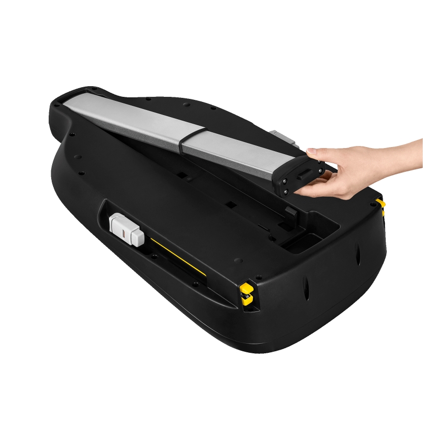 Lionelo - Περιστρεφόμενο κάθισμα αυτοκινήτου με βάση ASTRID SET i-Size 40-87 cm Μαύρο Γκρι